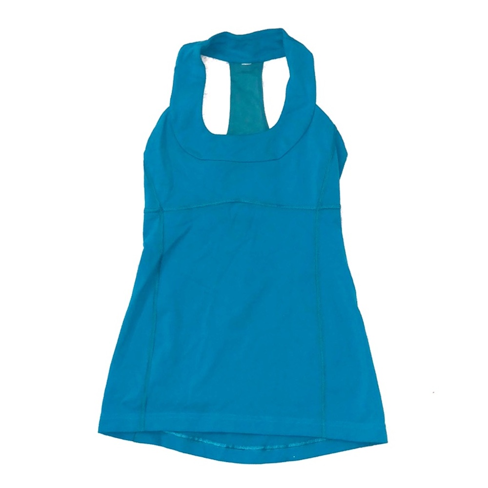 Lululemon teal athletic tank top